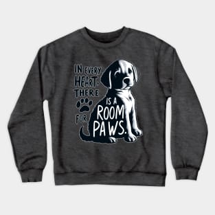 Puppy Heartprint - National Pet Day Crewneck Sweatshirt